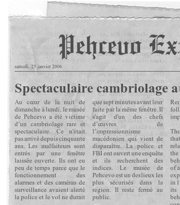 Cambriolage rare et spectaculaire