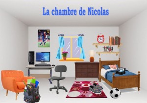 Nicolas's bedroom 